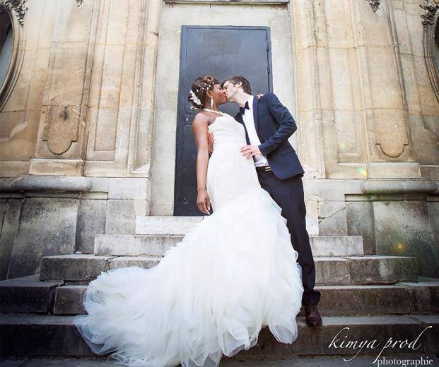 Nancy et Xavier le jour de leur mariage.
